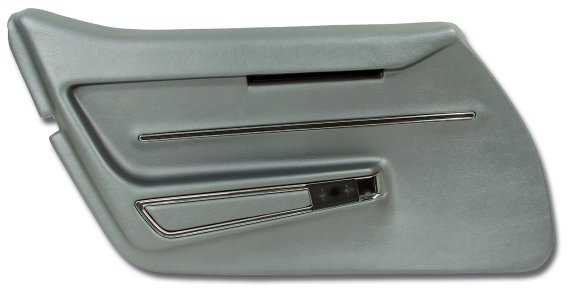 Door Panel- Gunmetal W/Trim LH For 1968 Corvette