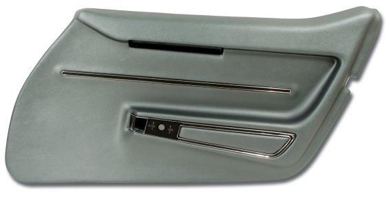 Door Panel- Gunmetal W/Trim RH For 1968 Corvette