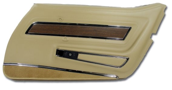 Door Panel- Light Saddle Deluxe RH For 1970-1972 Corvette