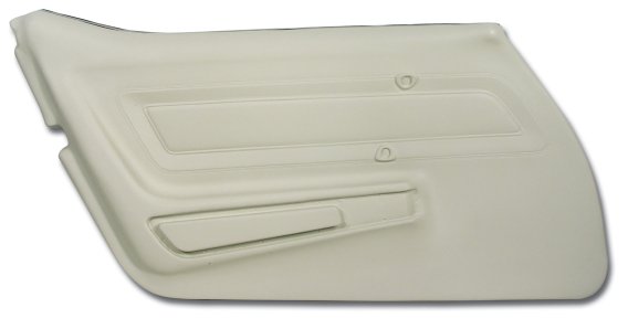 Door Panel- White LH For 1977 Corvette