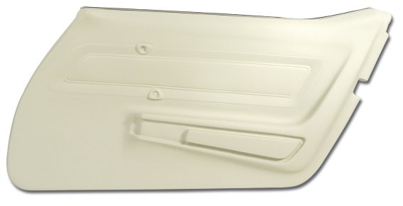 Door Panel- White RH For 1977 Corvette