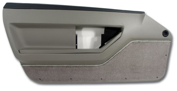 Door Panel- Gray Deluxe Coupe LH For 1988-1989 Corvette