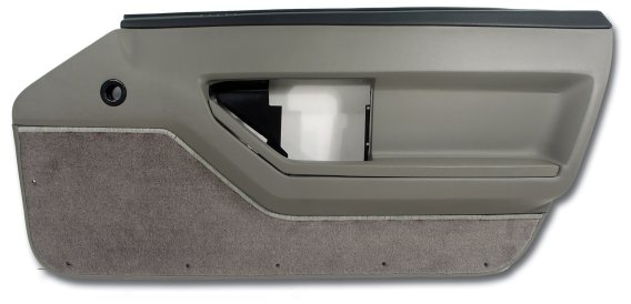 Door Panel- Gray Deluxe Coupe RH For 1988-1989 Corvette