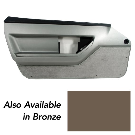 Door Panel Bronze Deluxe Convertible LH For 1986-1987 Corvette