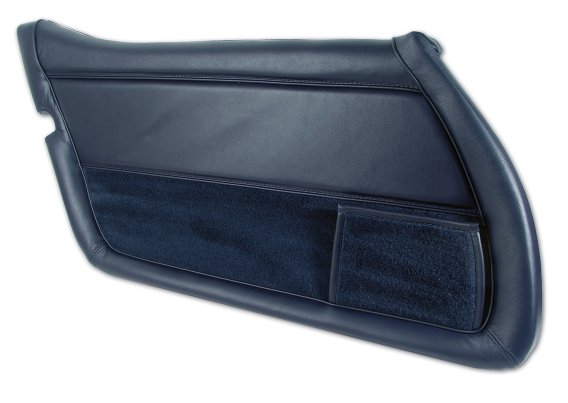 Leather Door Panel- Dark Blue LH For 1978-1981 Corvette