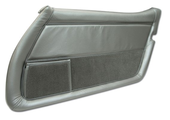 Leather Door Panel- Silver Pace RH For 1978 Corvette