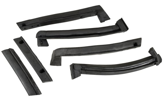 WS Convertible Top Roof Rails 6pc Set Import For 1986-1996 Corvette