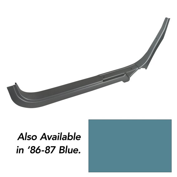 Door Sill- Blue RH Coupe For 1986-1987 Corvette