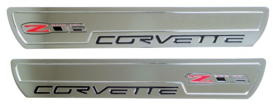 C6/Z06 505Hp Billet Door Sill Plates For 2005-2013 Corvette