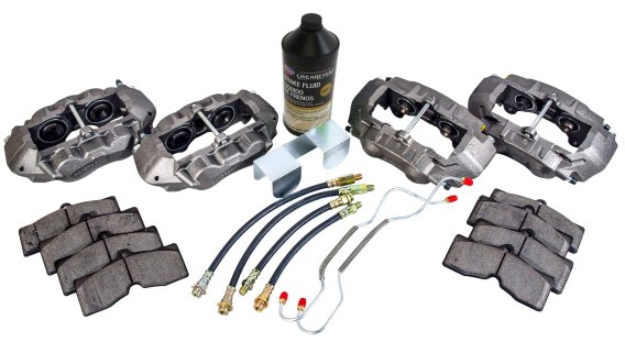 45615 New Delco Moraine Branded liper Set #2 w/ O-Ring Seals & Park Brake Kit For 65-82 Corvette