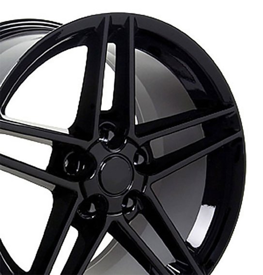 C6 Z06 Wheel - Black 17X9-5 For 1988-2004 Corvette