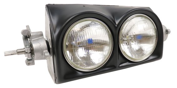 Headlight Assembly- RH W/Bezel For 1963-1967 Corvette