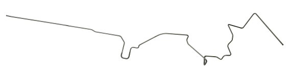 Fuel Supply Line In Stainless Steel Material For 1984 Corvette