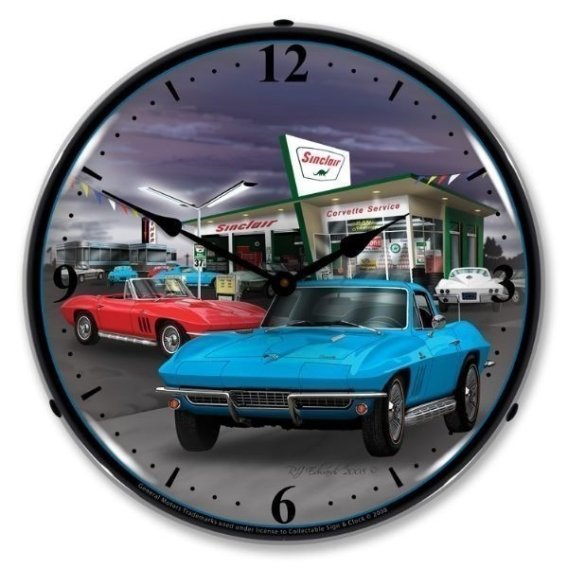 LED Clock- Sinclair For 1966 Corvette