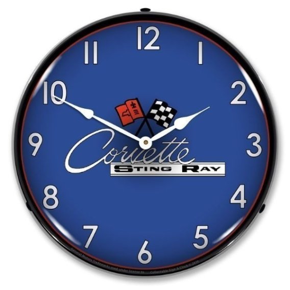 LED Clock- C2 Blue For 1963-1967 Corvette