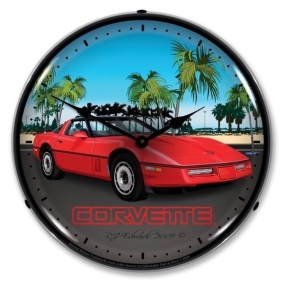 LED Clock- C4 Red For 1984-1996 Corvette