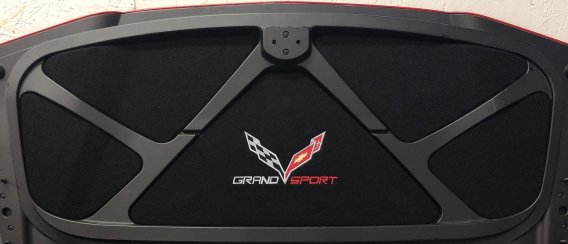 67147 5-Piece Trunk/Deck Lid Liner C7 Crossflag Logo And Z06 650HP Supercharged Logo For 15-19 Co...