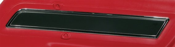 Door Panel Insert Plate W/Black Insert- RH For 1977 Corvette