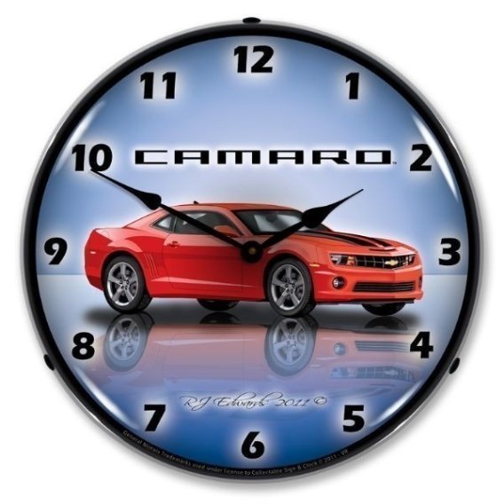 LED Clock- G5 Victory Red For 2010-2015 Chevrolet Camaro