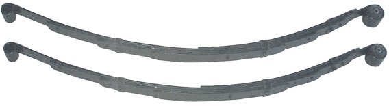 Grab-A-Trak 4-1/2 Leaf Springs 15" Lowering For 1964-1973 Mustang