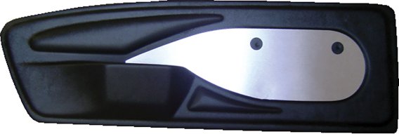 DOOR TRIM PANEL BLK VINYL For 1965-1966 Ford Mustang