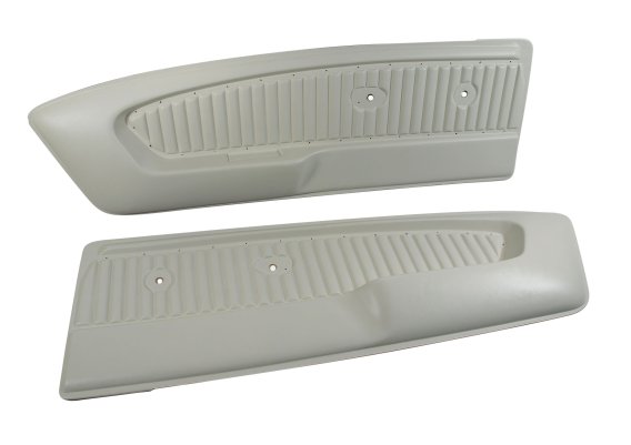 Deluxe Door Panels - White For 1964-1966 Ford Mustang