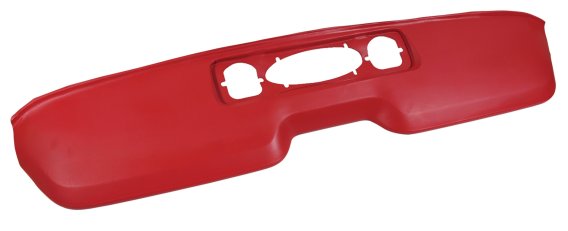 Classic Car Dashes Dash Pad - Red - Urethane For 1964-1965 Ford Mustang