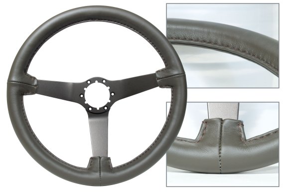 Steering Wheel Collector Leather Bronze Spokes For 1982 Corvette