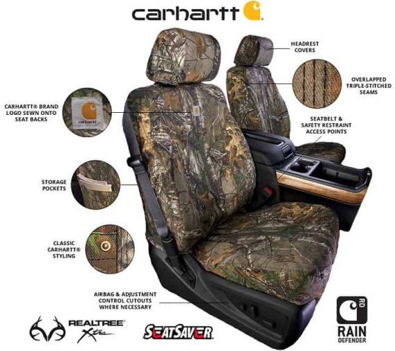 Covercraft Carhartt Real Tree Camo Seat Covers