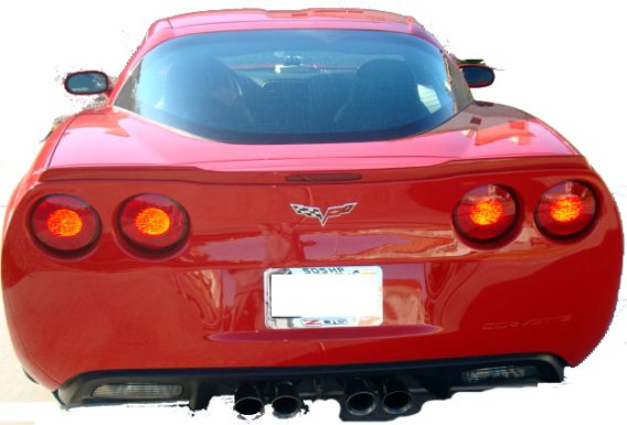 2005-2013 C6 Corvette ZR1 Painted Rear Spoiler