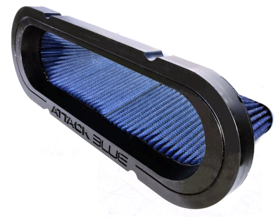 2005-2013 C6 Corvette Attack Blue Dry Nano Vasaria Performance Air Filter