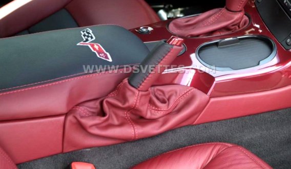 C6 Corvette DSVettes Leather E-Brake Handle