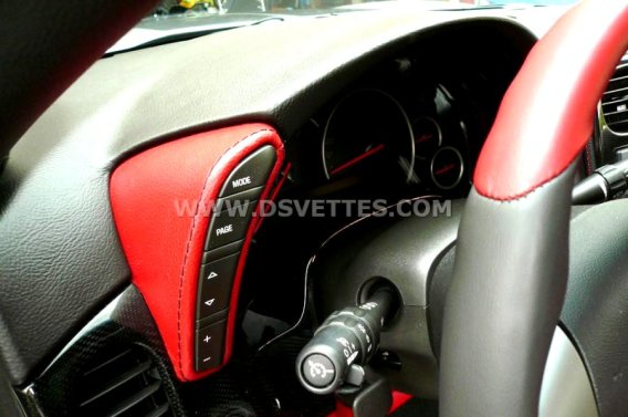 C6 Corvette DSVettes Leather Wrapped Gauge Cluster