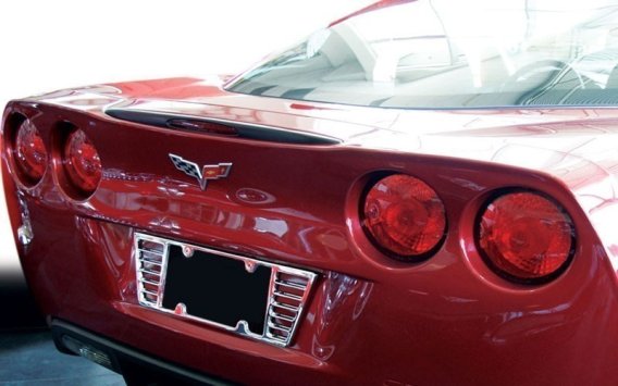 C7 Corvette Billet Chrome License Plate Frame