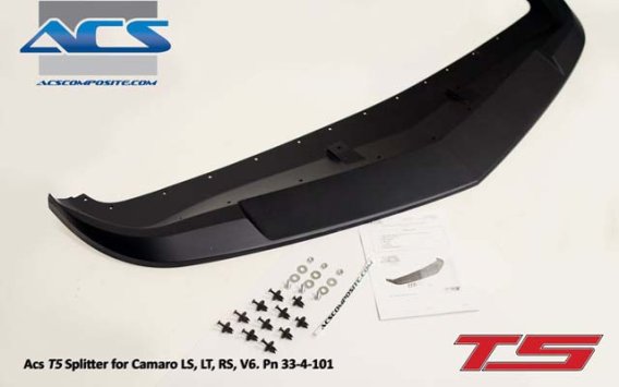 2010-2013 Camaro ACS T5 Front Splitter 33-4-101