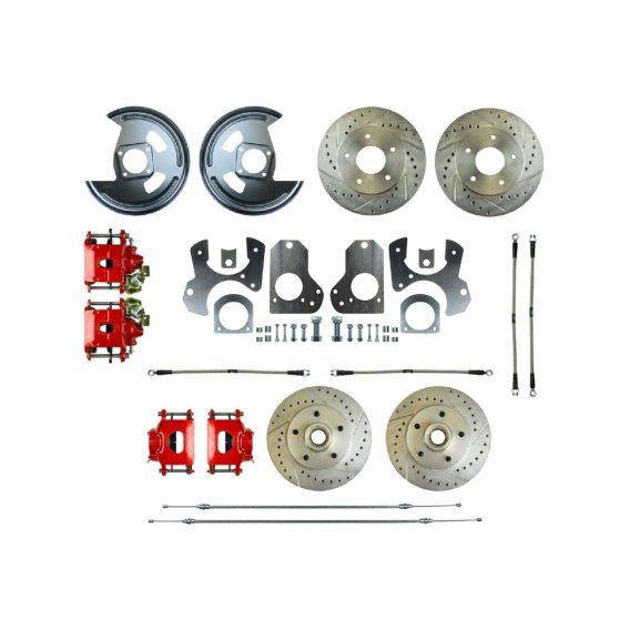 1979-1981 Pontiac LeMans Front and Rear Brake Conversion Kit The Right Stuff A79RD78Z