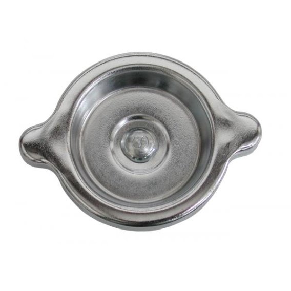 1966-1982 C2 C3 Corvette Oil Cap (chrome) ('s' on Rivet Head)