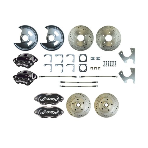 1979-1981 Chevrolet Camaro Front and Rear Brake Conversion Kit The Right Stuff F79RDM25S