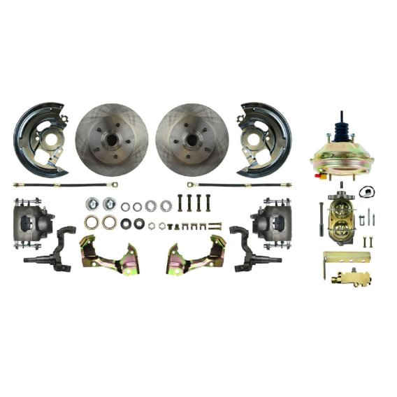 1962-1967 Chevrolet Chevy II Front Brake Conversion Kit The Right Stuff AFXDC03C