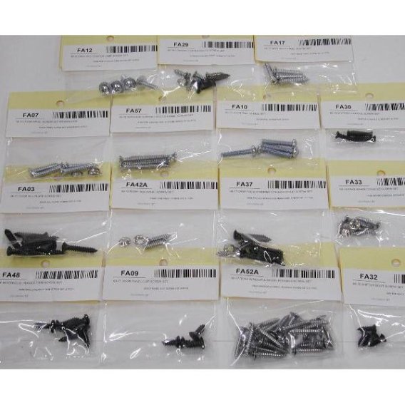 1967 C2 Corvette Interior Fastener Screw Kit (conv)