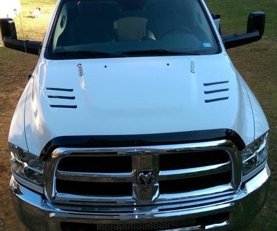 Hood Vent Decals Inserts Stickers for 2010-2018 Dodge Ram 2500 & 3500 HD