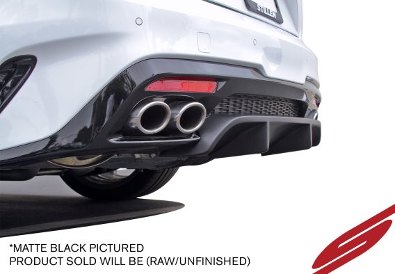 2018-2021 Kia Stinger GT (AWD/RWD 3.3TT) Rear Diffuser [Unpainted] - KB26002 Stillen Exterior Sty...