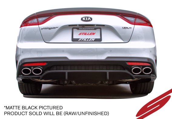 2018-2021 Kia Stinger GT (AWD/RWD 3.3TT) Rear Diffuser [Unpainted] - KB26002 Stillen Exterior Sty...