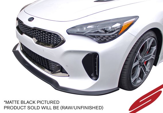 2018-2022 Kia Stinger Front Splitter - AWD/RWD [3.3TT] Unpainted - KB26001 Stillen Exterior Styli...