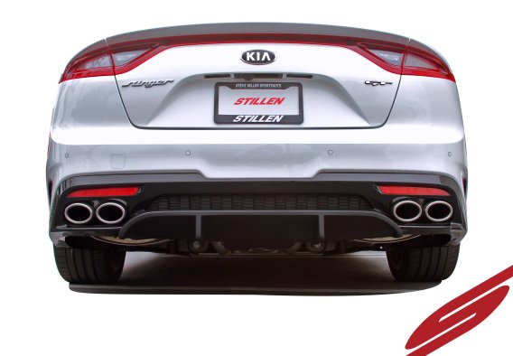 2018-2021 Kia Stinger GT (AWD/RWD 3.3TT) Rear Diffuser [Matte Black] - KB26002MB Stillen Exterior...