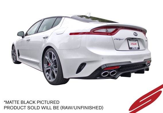 2018-2021 Kia Stinger GT (AWD/RWD 3.3TT) Rear Diffuser [Unpainted] - KB26002 Stillen Exterior Sty...