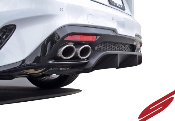 2018-2021 Kia Stinger GT (AWD/RWD 3.3TT) Rear Diffuser [Matte Black] - KB26002MB Stillen Exterior...