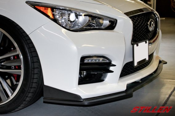 2014-17 Infiniti Q50 Sport - Front Splitter - KB11225 Stillen Exterior Styling