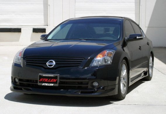 2007-2009 Nissan Altima Sedan Front Lip Spoiler - KB12242 Stillen Exterior Styling