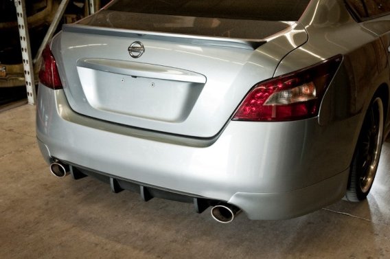 2009-2015 Nissan Maxima Rear Diffuser [Matte Black] - KB127418MB Stillen Exterior Styling